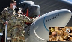 Tên lửa không-đối-đất siêu thanh AGM-183A của Mỹ (Ảnh: Reuters)