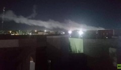 Nhiều vụ nổ xảy ra tại khu vực biên giới Iraq-Syria (Ảnh: RT)