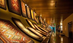 Những tấm thảm dệt được trưng bày trong Bảo tàng Thảm Nghệ thuật Ứng dụng Quốc gia Azerbaijan ở Baku (Ảnh: Internet)