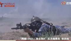 Hình ảnh trong cuộc tập trận tổ chức tại căn cứ Zhurihe được CCTV phát lại (Ảnh: Handout)