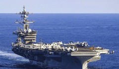 Tàu sân bay USS Carl Vinson đã tới Biển Đông tới 9 lần trong năm nay (Ảnh: US Navy)