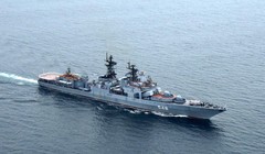 Tàu Admiral Panteleyev của Nga (Ảnh: AFP)