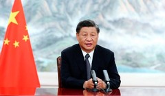 Chủ tịch Trung Quốc Tập Cận Bình có bài phát biểu trước hội nghị thượng đỉnh BRICS (Ảnh: CNN)