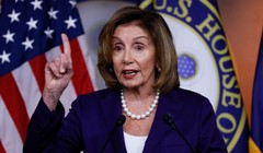 Chủ tịch Hạ viện Mỹ Nancy Pelosi dự kiến thăm Đài Loan trong ít giờ tới đây (Ảnh: Bloomberg)