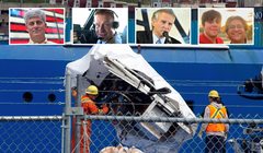 Nhiều phần nghi là thi thể người được tìm thấy cùng mảnh vỡ tàu Titan (Ảnh: Independent)