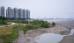 Dự án Forest City ở Malaysia mới hoàn thành 15%, chỉ có 1 4 bốn hòn đảo được quy hoạch trên đất khai hoang được xây dựng (Ảnh: WSJ)