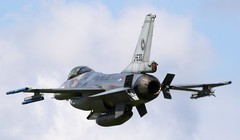Một chiếc F-16 của Không quân Hà Lan (Ảnh: Getty)