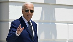 Tổng thống Joe Biden khi rời Nhà Trắng ở Washington DC, ngày 29/7 (Ảnh: Getty)