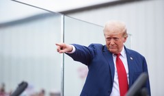 Ứng viên Tổng thống đảng Cộng hòa Donald Trump tại một sự kiện tranh cử ở Asheboro, North Carolina ngày 21/8 (Ảnh: Getty)