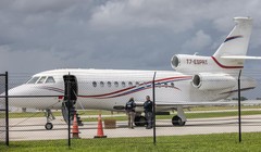 Chuyên cơ của Tổng thống Venezuela đã bị Mỹ thu giữ ở Dominic (Ảnh: ABC News)