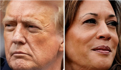 Ông Donald Trump và bà Kamala Harris sắp bước vào cuộc tranh luận mang ý nghĩa hết sức quan trọng (Ảnh: SCMP)