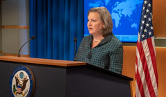 Cựu Thứ trưởng Ngoại giao Mỹ Victoria Nuland (Ảnh: TopWar)