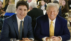 Thủ tướng Canada Justin Trudeau đã gặp Tổng thống đắc cử Trump tại Mar-a-Lago ở Florida vào cuối tháng 11 để thảo luận về các chủ đề như nền kinh tế, nhập cư bất hợp pháp và đề xuất mức thuế 25%. Ảnh: Fox News.