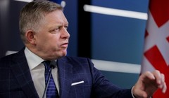Thủ tướng Slovakia Robert Fico tại một sự kiện ở Ukraine vào ngày 7/10. Ảnh: Getty.