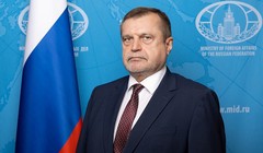 Ông Anatoly Bashkin, Vụ trưởng Vụ châu Phi tại Bộ Ngoại giao Nga. Ảnh: Sputnik.