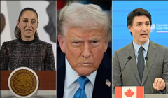 Canada và Mexico đã lập tức đưa ra phản ứng trước quyết định áp thuế của chính quyền Trump. Ảnh: Getty.