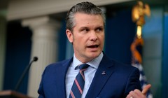 Bộ trưởng Quốc phòng Mỹ Pete Hegseth tại Washington, DC, ngày 30/1. Ảnh: Getty.