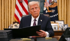 Sắc lệnh hành pháp của Tổng thống Donald Trump đổi tên Vịnh Mexico thành Vịnh Mỹ đã được thực hiện. Ảnh: AFP.