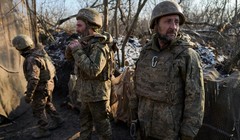 Binh sĩ Ukraine trên tiền tuyến. Ảnh: Getty.