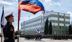 Một buổi lễ quân sự ở Sevastopol, Crimea, Nga năm 2022. Ảnh: Sputnik.
