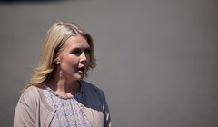 Thư ký báo chí Nhà Trắng Karoline Leavitt đưa ra phản ứng về lãnh đạo Ukraine. Ảnh: Getty.