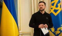 Tổng thống Ukraine Volodymyr Zelensky. Ảnh: Getty.