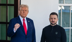 Tổng thống Mỹ Donald Trump đã chỉ trích Tổng thống Ukraine Volodymyr Zelensky tại Nhà Trắng vào tháng 2. Ảnh: NYTimes.
