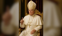 Tổng thống Mỹ Donald Trump trong bức ảnh mặc áo choàng Giáo hoàng do AI tạo ra. Ảnh: Truth Social.