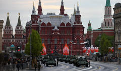 Nga tổ chức lễ duyệt binh nhân kỷ niệm 80 năm Ngày Chiến thắng 9/5 ở Moscow, Nga. Ảnh: Reuters.