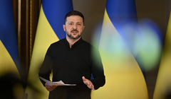 Tổng thống Ukraine Volodymyr Zelensky. Ảnh: AFP.