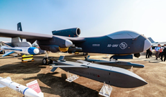 Mẫu UAV "tàu mẹ" Cửu Thiên của quân đội Trung Quốc. Ảnh: SCMP.