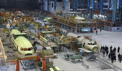 Xưởng lắp ráp của Nhà máy Antonov tại Kiev, Ukraine. Ảnh: Sputnik.