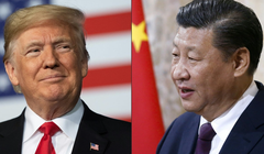 Cuộc điện đàm giữa Tổng thống Mỹ Donald Trump (trái) và Chủ tịch Trung Quốc Tập Cận Bình được coi là sự chứng thực cho những nỗ lực nhằm hạ nhiệt chiến tranh thương mại. Ảnh: AFP/TNS.