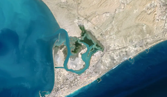 Jask, còn được gọi là Bandar-e Jask, là một thị trấn cảng phía nam Iran, nằm trên Vịnh Oman, ngay bên ngoài Eo biển Hormuz. Ảnh: Getty.