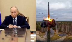 Tổng thống Nga Vladimir Putin ra lệnh tăng cường tên lửa siêu thanh Oreshnik. Ảnh: IE.