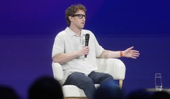 Mark Zuckerberg phát biểu tại hội nghị nhà phát triển AI LlamaCon 2025, ngày 29/4. Ảnh: Getty.