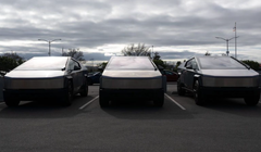 Cybertruck, mẫu xe mới duy nhất của Tesla trong 5 năm qua, đã ghi nhận doanh số đáng thất vọng. Ảnh: Bloomberg.