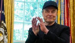 Elon Musk tại Phòng Bầu dục khi ông tham dự cuộc họp báo với Tổng thống Mỹ Donald Trump ngày 30/5. Ảnh: Reuters.