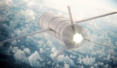 Ảnh đồ họa cho thấy Tomahawk đang trong quá trình bay. Ảnh: Raytheon.