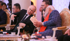 Tổng thống Nga Vladimir Putin và Thủ tướng Ấn Độ Narendra Modi tham dự buổi hòa nhạc trước bữa tối thân mật bên lề Hội nghị thượng đỉnh BRICS tại Kazan, Nga ngày 22/10/2024. Ảnh: Reuters.