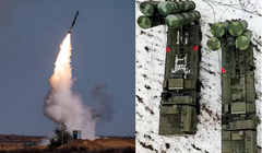 Bệ phóng tên lửa đất đối không thuộc hệ thống S-400 của Nga. Ảnh: MW.