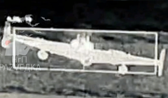 Máy bay không người lái Geran-2 với hộp đựng mìn. Ảnh: MW.