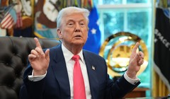 Tổng thống Mỹ Donald Trump tại Phòng Bầu dục, Washington, DC, ngày 14/8. Ảnh: Getty.