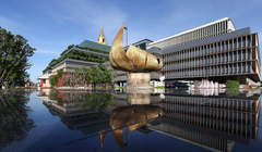 Toàn cảnh tòa nhà Quốc hội Thái Lan tại Bangkok, Thái Lan. Ảnh: Reuters.