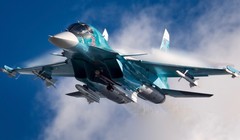 Chiến đấu cơ Su-34 của Lực lượng Không quân Vũ trụ Nga. Ảnh: MW.