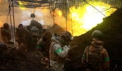 Các đơn vị chiến đấu của Ukraine ở tiền tuyến. Ảnh: MW.