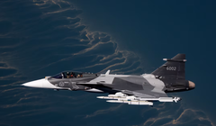 Chiến đấu cơ Gripen-E của Không quân Thụy Điển. Ảnh: Eurasian Times.