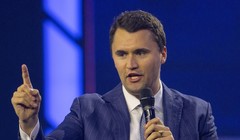 Charlie Kirk, một nhân vật bảo thủ nổi tiếng, trong bài phát biểu tại Arizona ngày 19/12/2024. Ảnh: Getty.