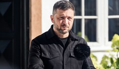 Tổng thống Ukraine Volodymyr Zelensky tại Đan Mạch hôm 3/9. ảnh: Getty.