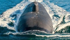 Tàu ngầm tấn công hạt nhân lớp Oscar của Nga. Ảnh: MW.